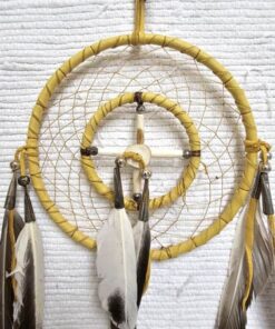 Medicine Wheel Dreamcatcher Combo - Gold