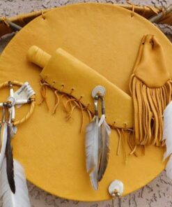 Native American Made Bow and Arrows with Shield