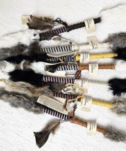 Native American Made Ceremonial Talking Stick--Large