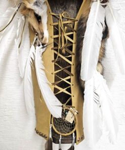 Native American Made Red Fox Cradleboard--Large