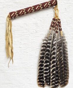 Native American Made Kiowa Style Peyote Prayer Fan